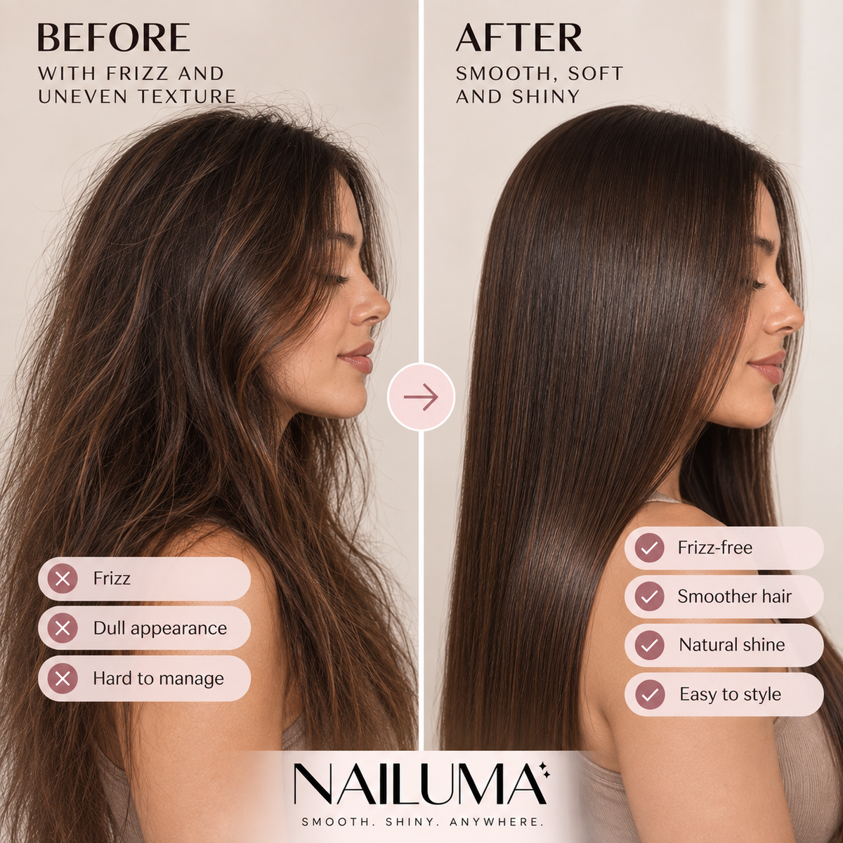 Nailuma Pocket Hair Straightener