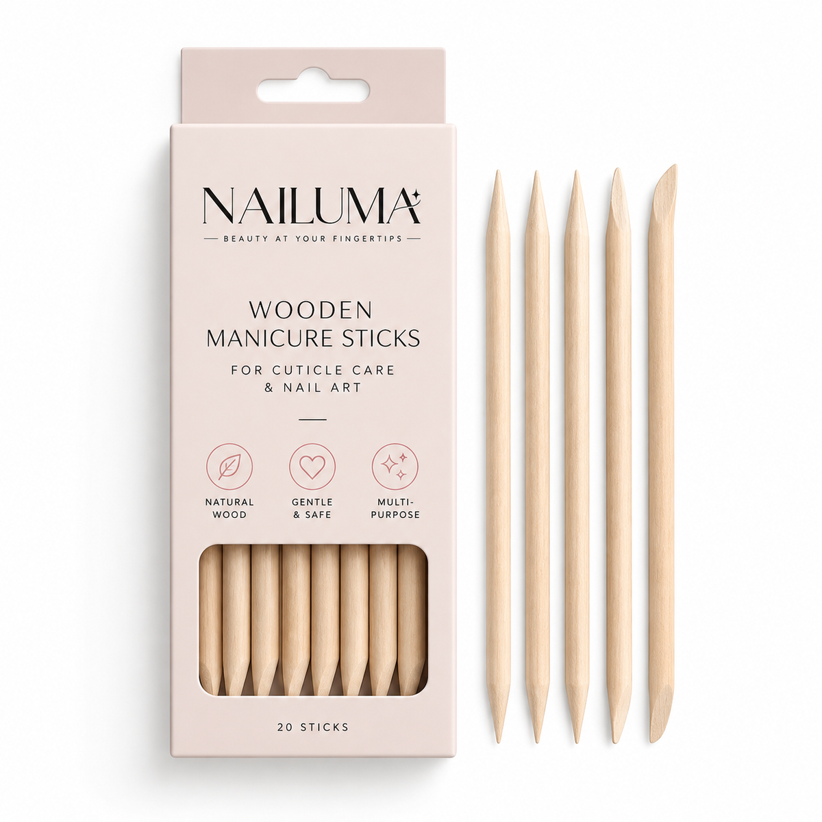 Wooden Cuticle Sticks